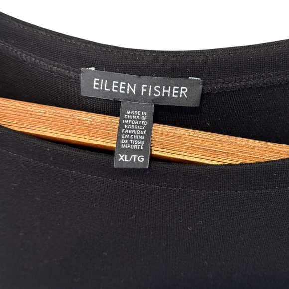 NWOT Eileen Fisher, Womens Stretch Jersey Knit Round Neck Dress. Size XL - Picture 4 of 5